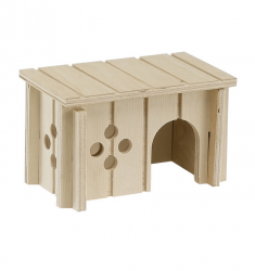Деревянный домик для мелких грызунов Ferplast Sin 4641 12,5x7,5xh7см