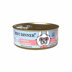 Консервы для взрослых собак Best Dinner Exclusive Gastro Intestinal Ягненок с сердцем