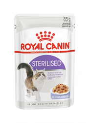 Влажный корм для кастрированных котов и стерилизованных кошек Royal Canin Sterilised в желе 85 г